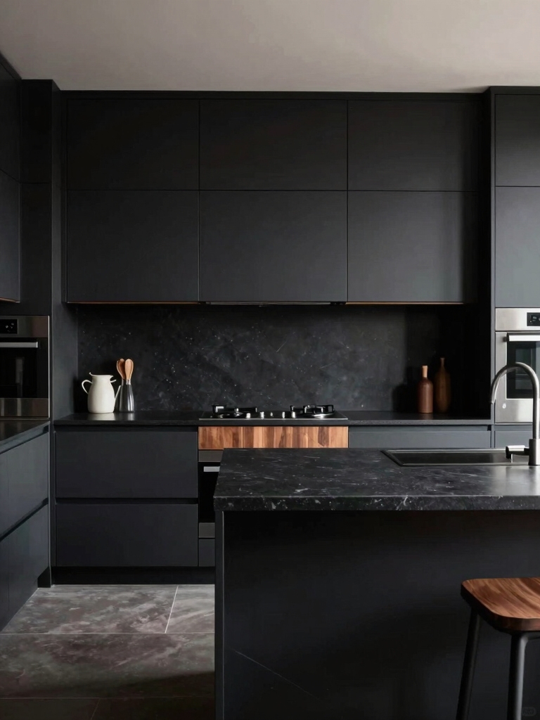 choosing jet black countertops wisely
