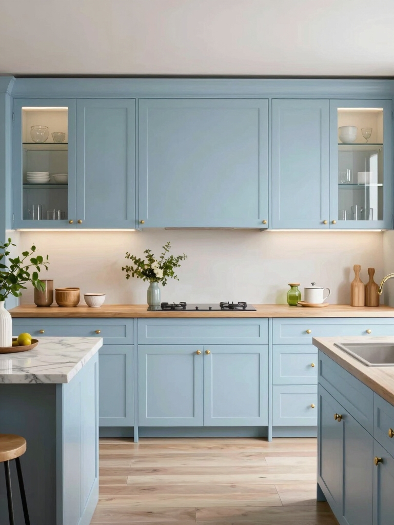 choosing light blue shades wisely