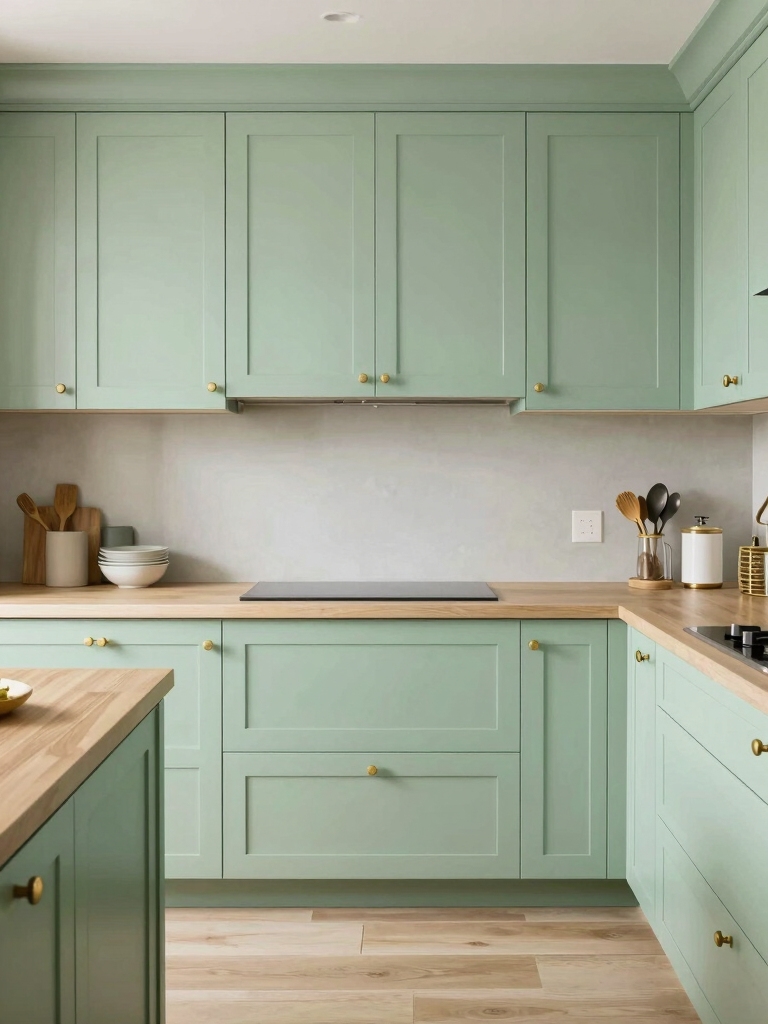 choosing light green shades