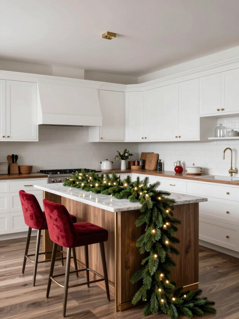 christmas kitchen ambiance design
