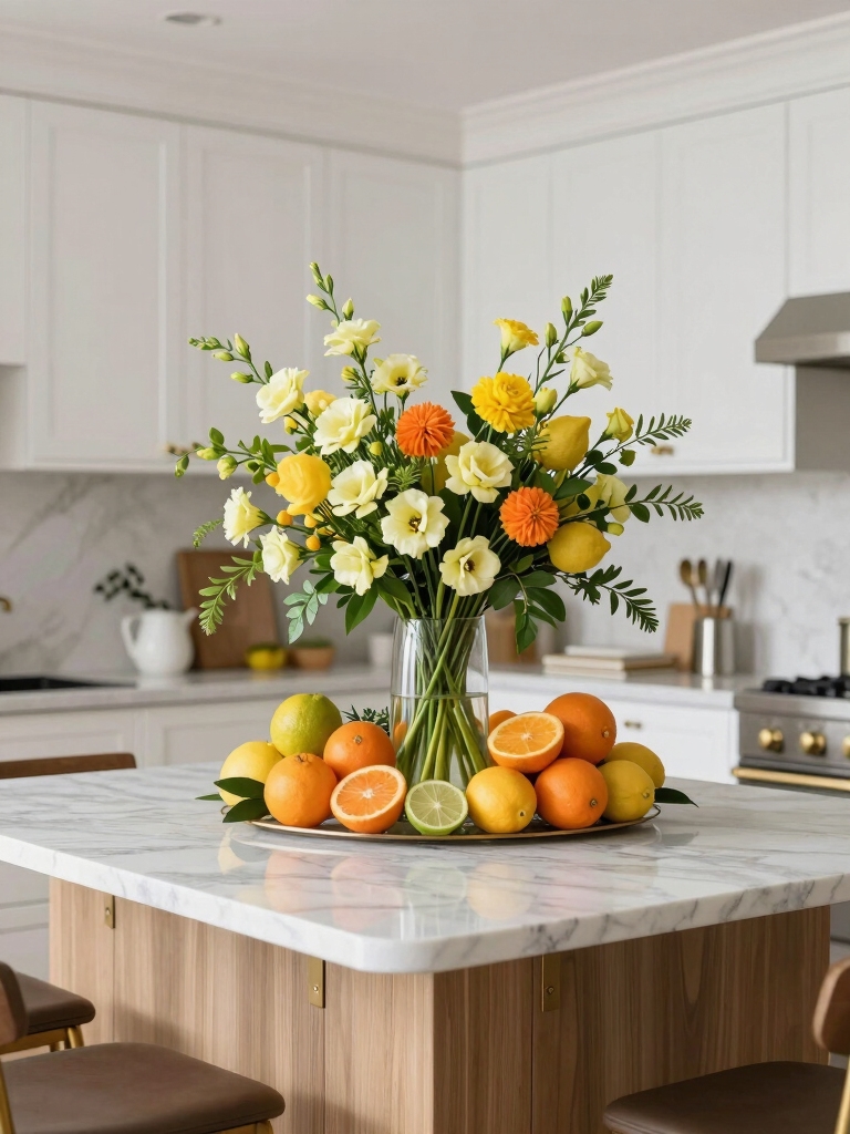 citrus hues and florals