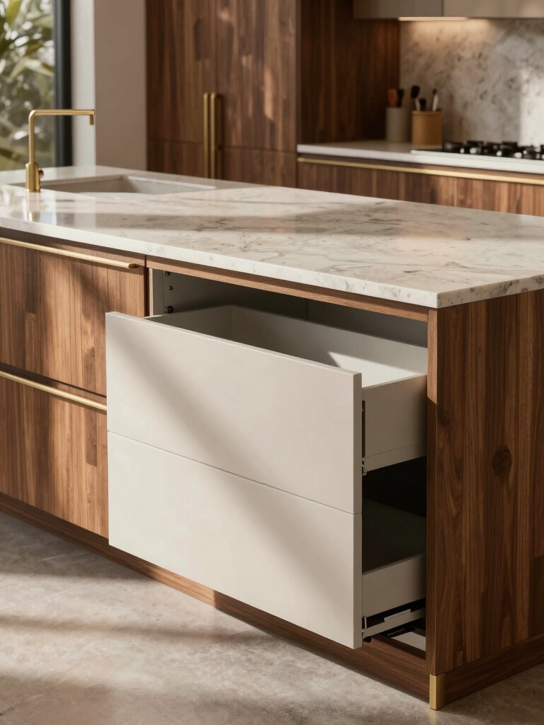 clever accessible built in storage