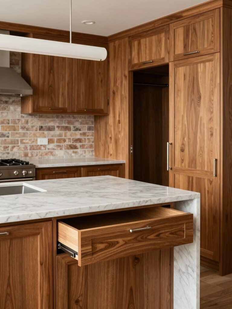 clever hidden kitchen storage