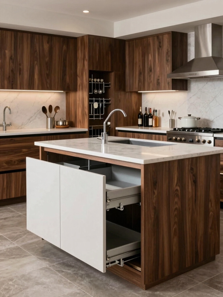 clever storage solutions for kitchens