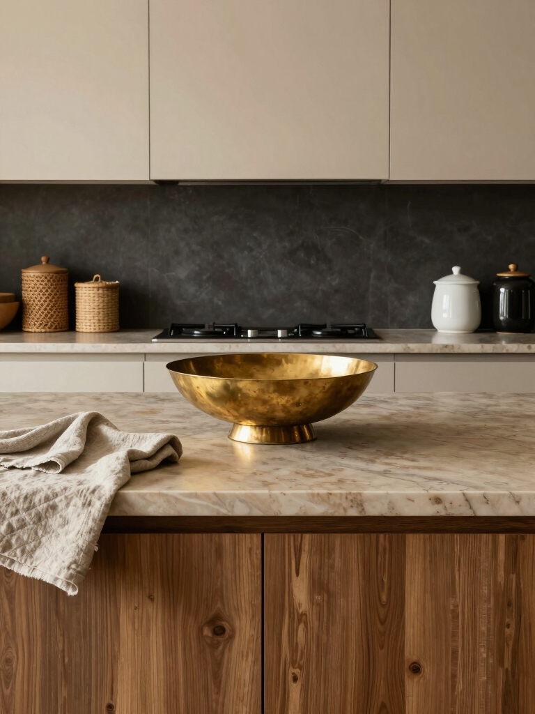 cohesive countertop color palette