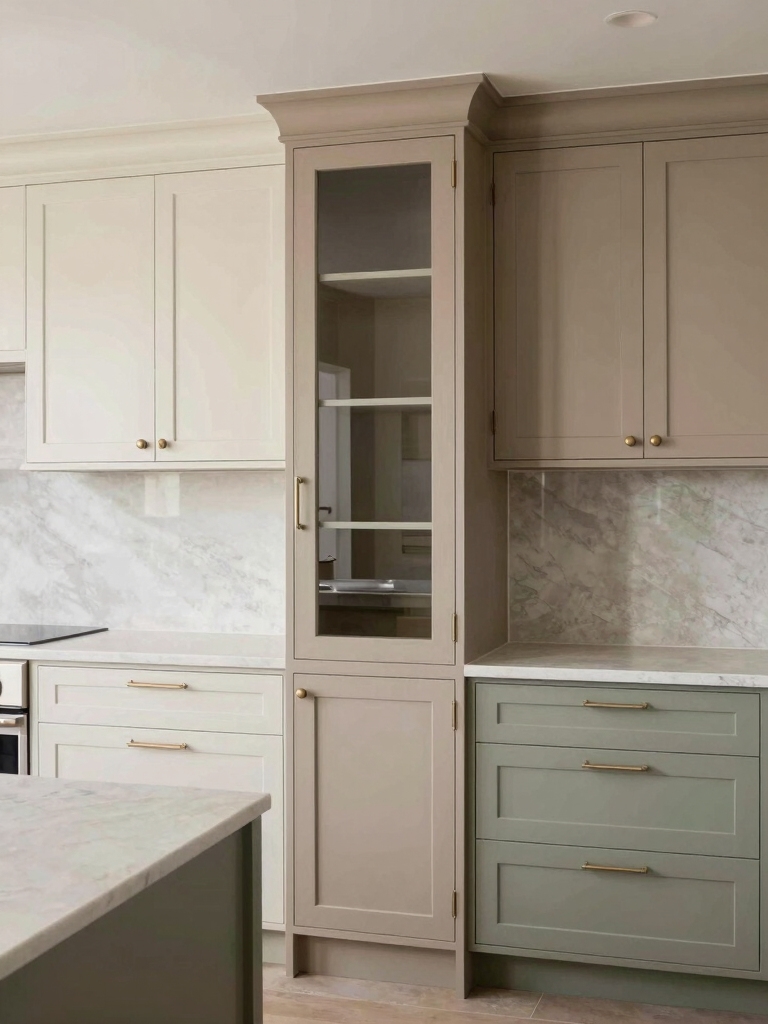 cohesive kitchen cabinet design