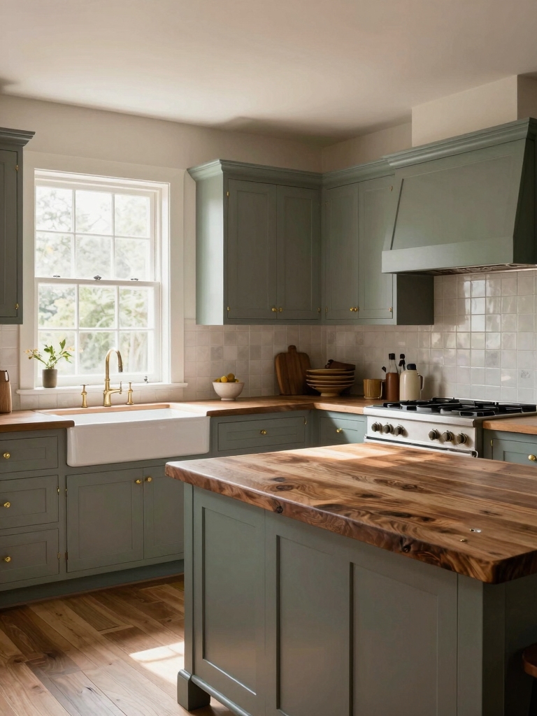 colonial kitchen color schemes