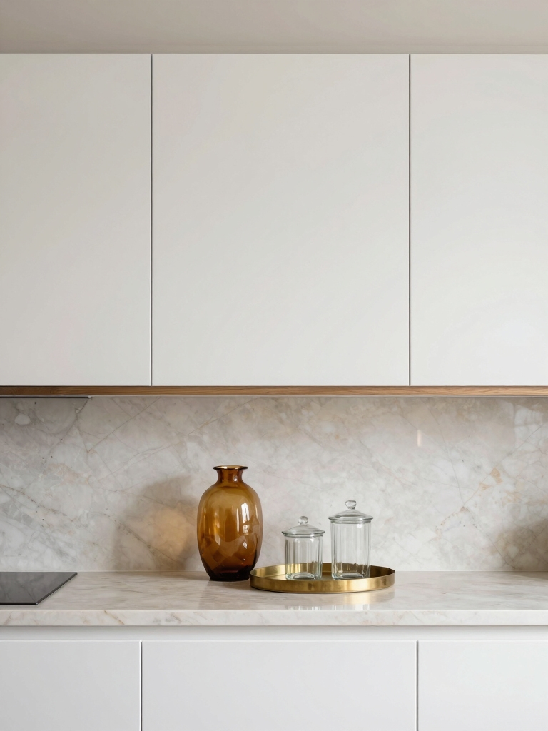 color coordinated kitchen accents