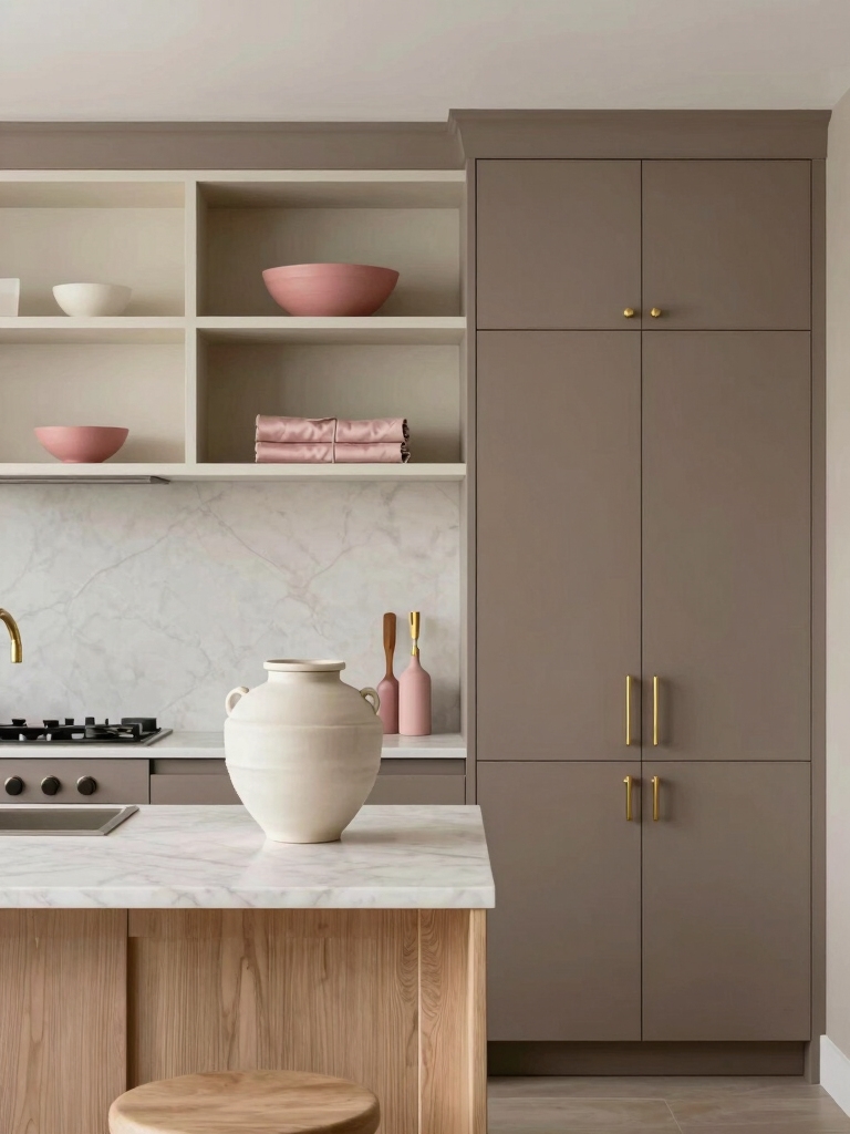 color coordinated shelving harmony