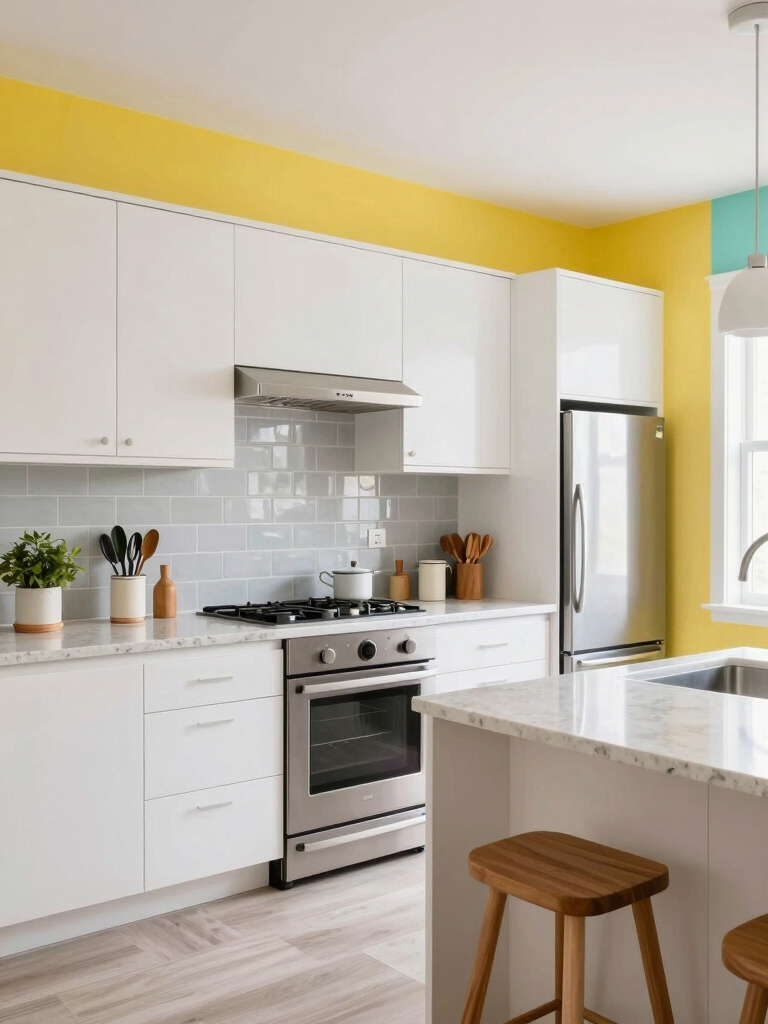 colorful kitchen makeover ideas