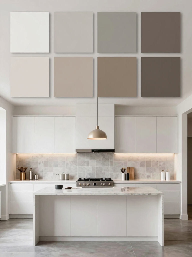 colorful kitchens with contrast