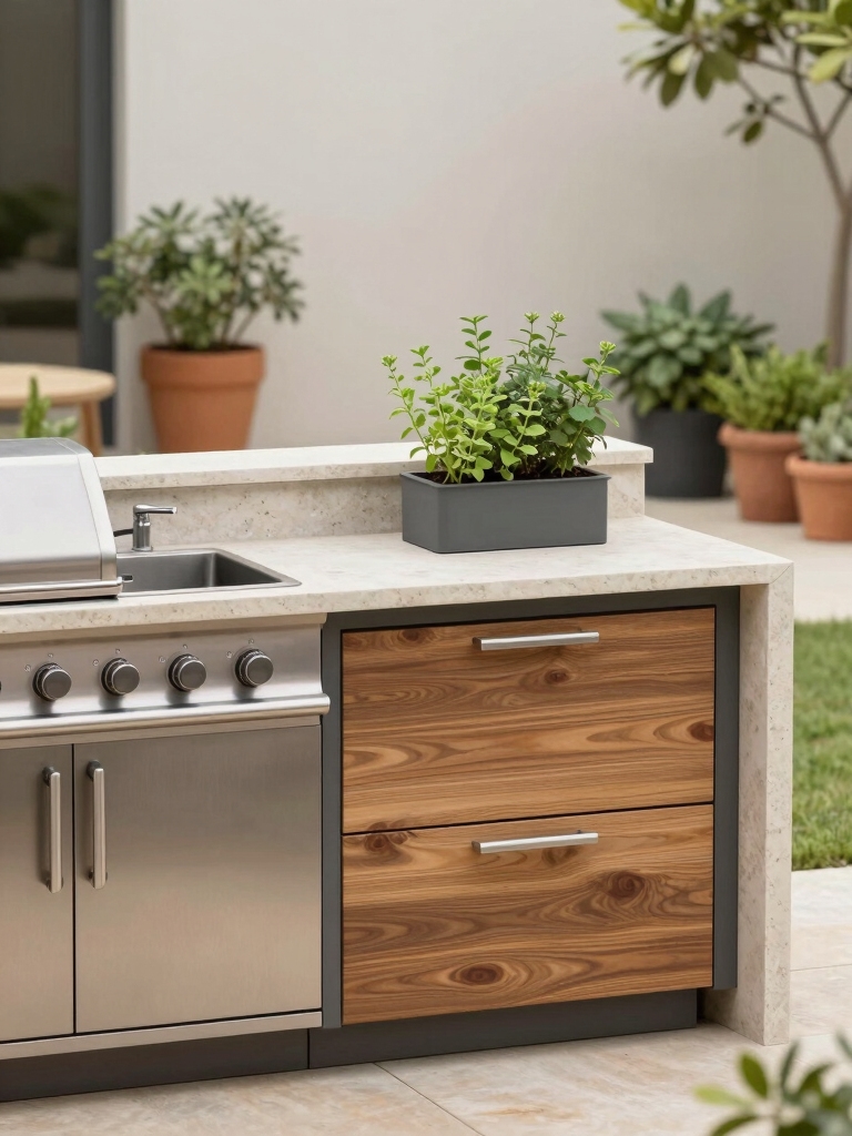 compact durable outdoor kitchens