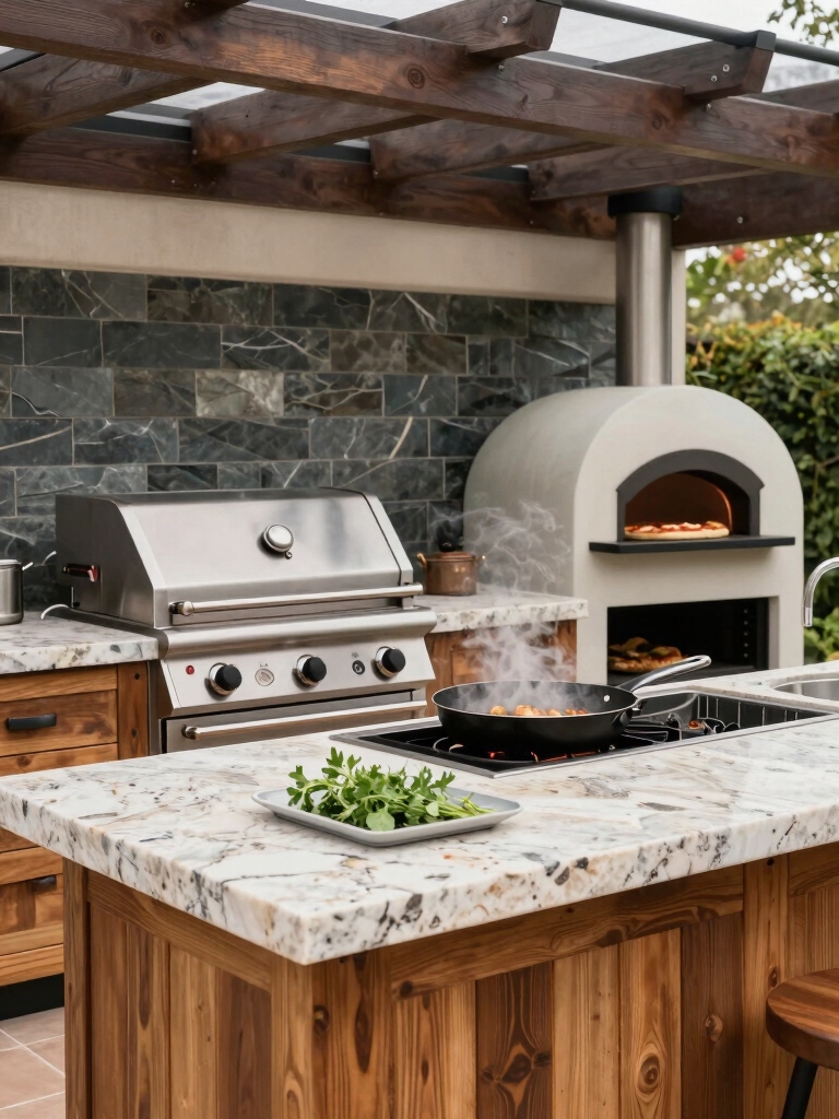 compact kitchen big flavor