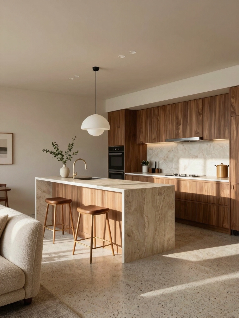 compact kitchen living spaces