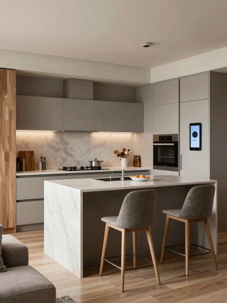 compact kitchen prep island