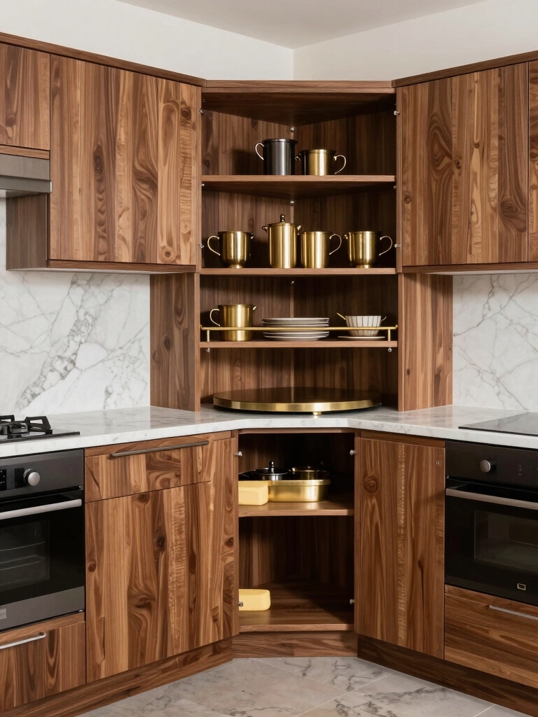 corner cabinet storage solutions