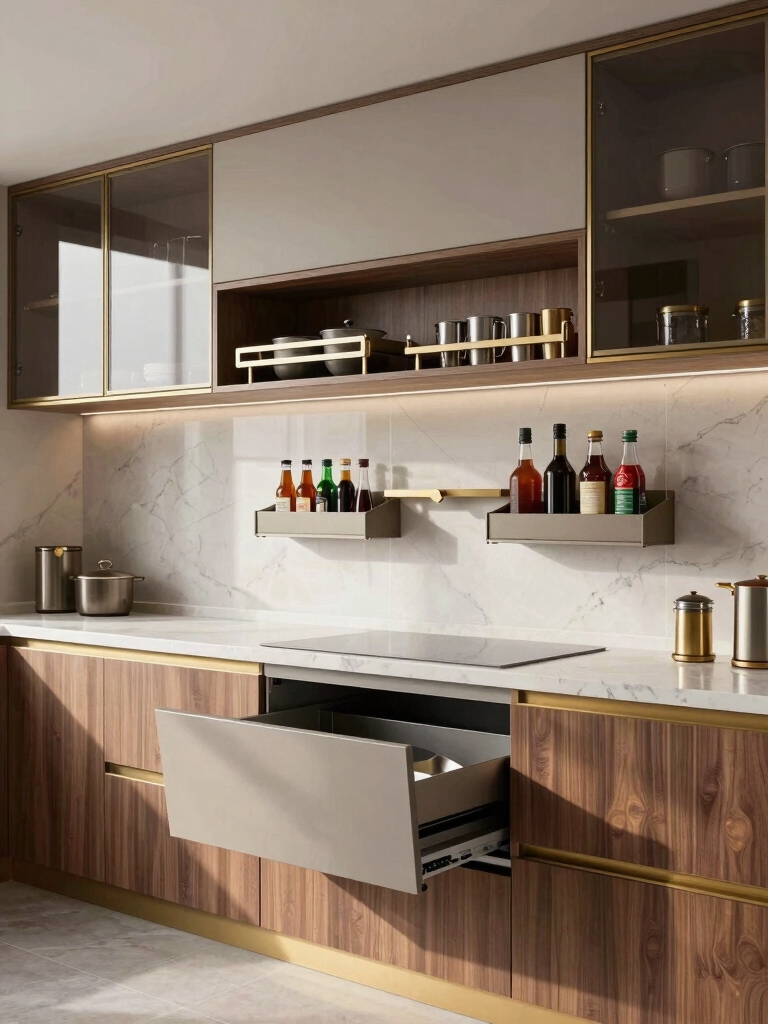 counter space organization tips