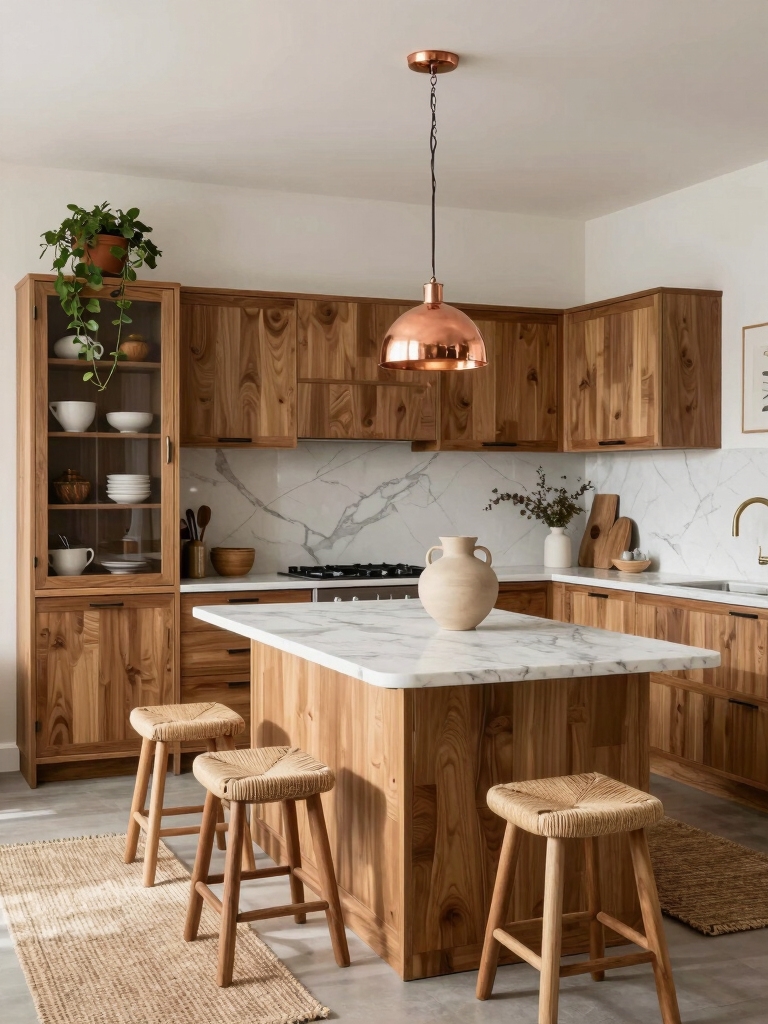 cozy colorful whimsical kitchen