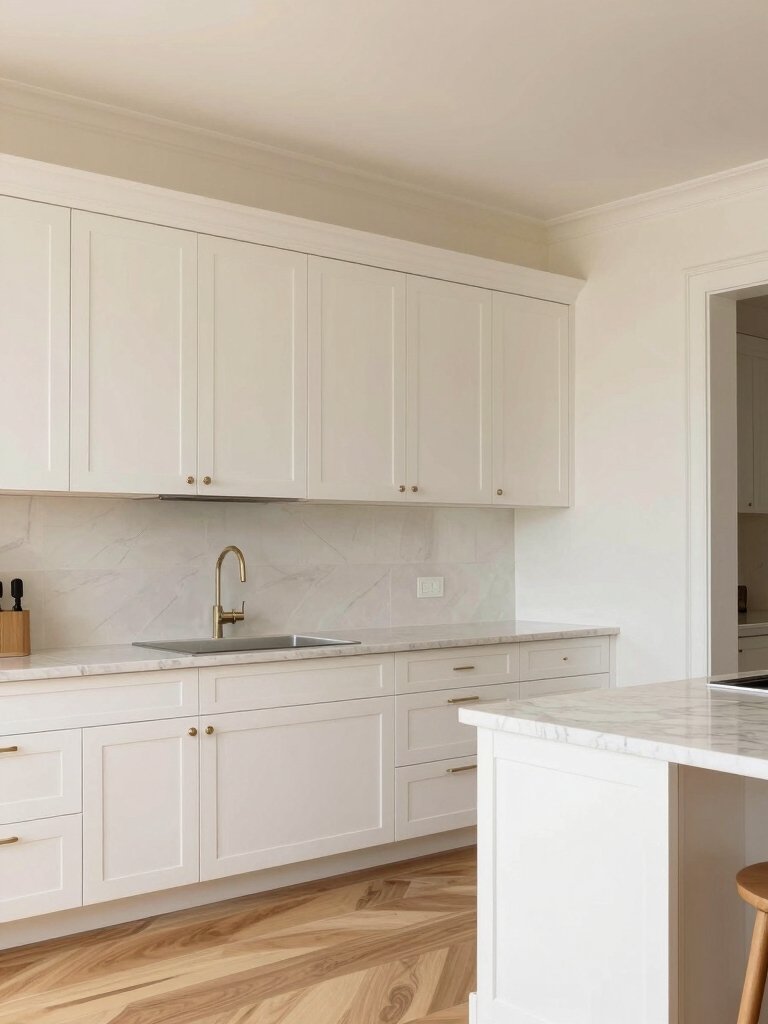 cozy cream kitchen ambiance