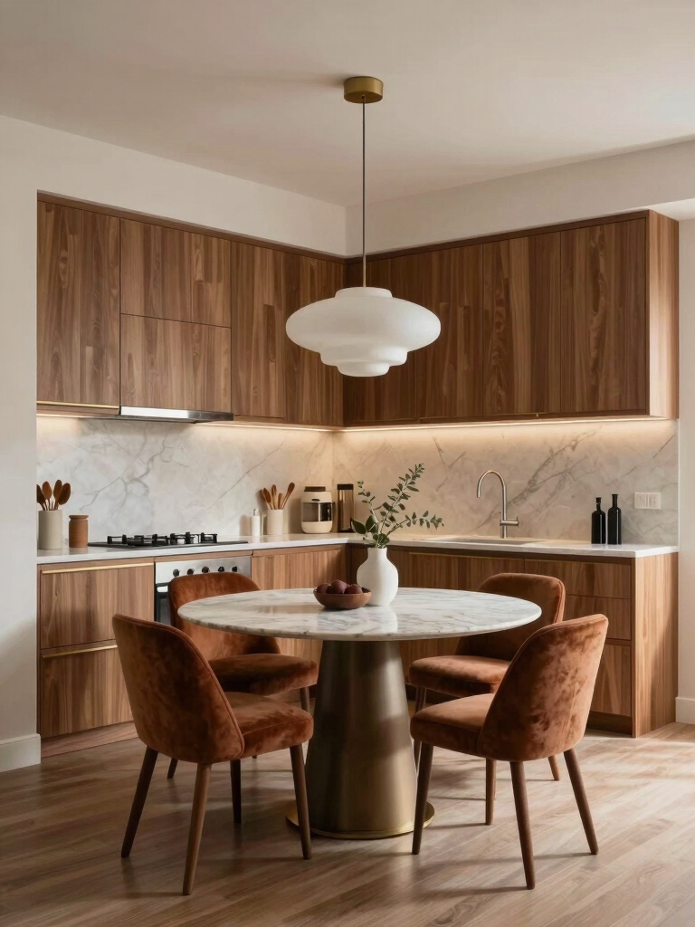 cozy functional layered lighting
