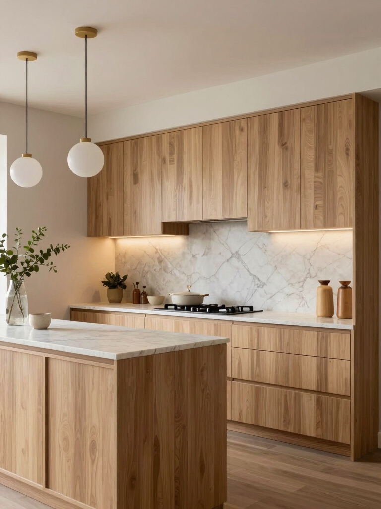 cozy half open kitchens