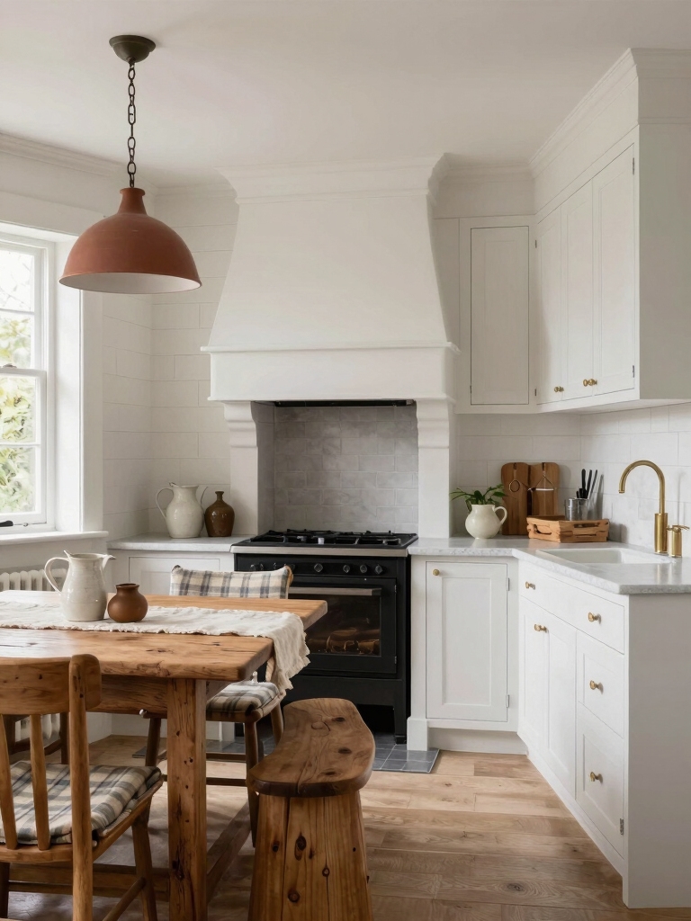 cozy practical kitchen nook