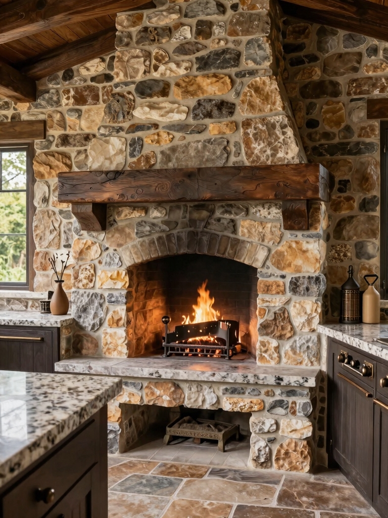 cozy rustic stone gatherings