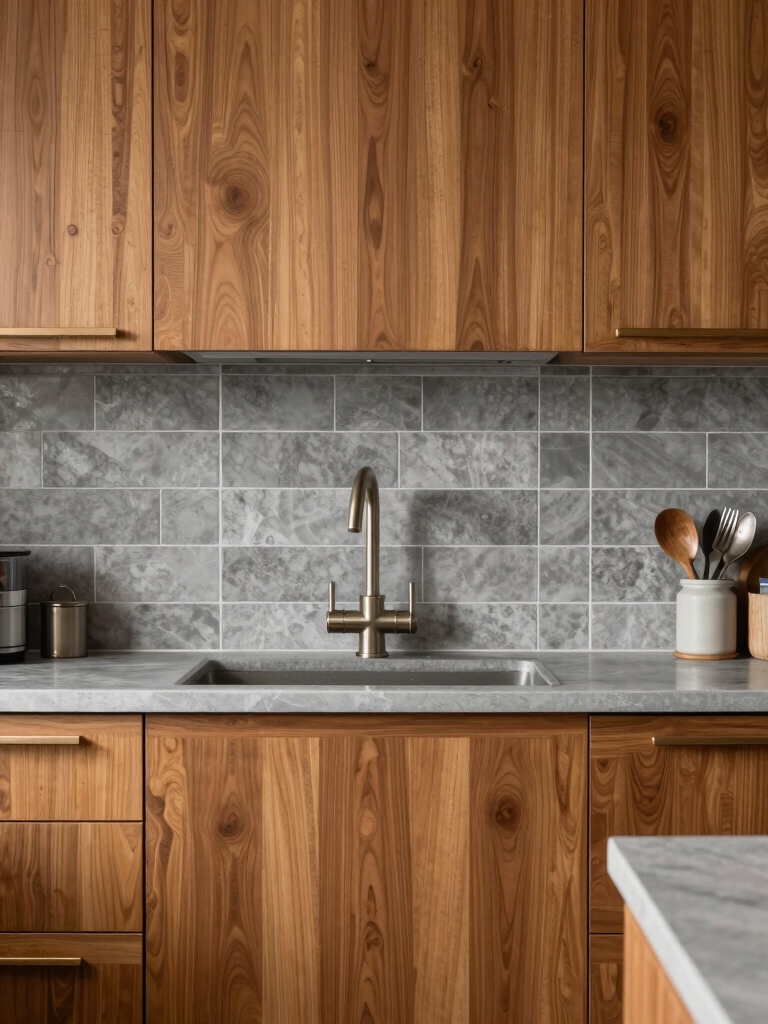cozy warm gray kitchens