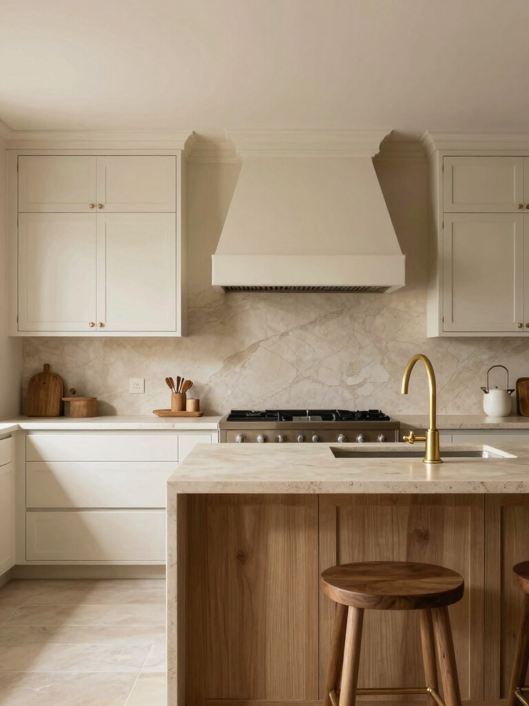 creamy neutrals with warmth