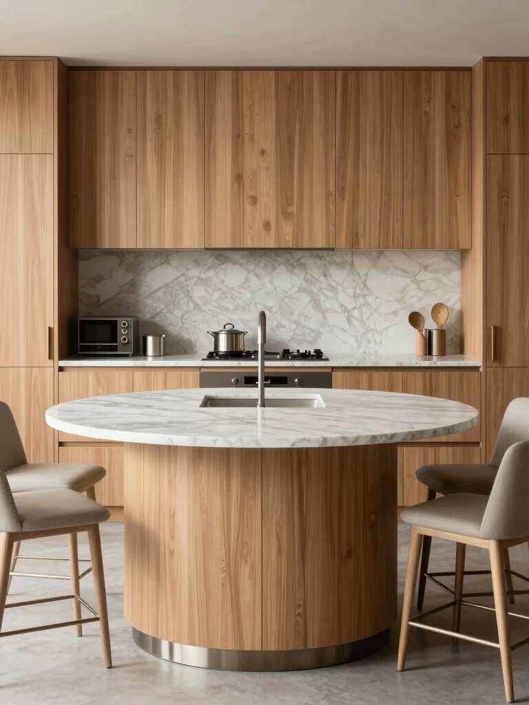 curved design enhances collaboration