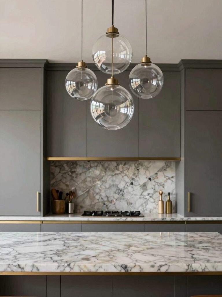 dazzling glass orb centerpiece