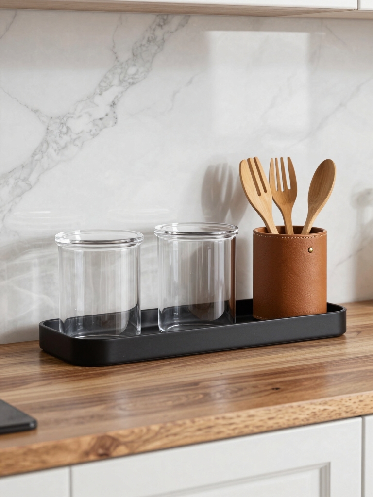 declutter kitchen counter space