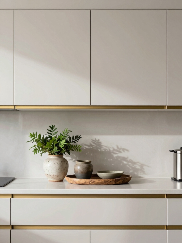 decorating above kitchen cabinets