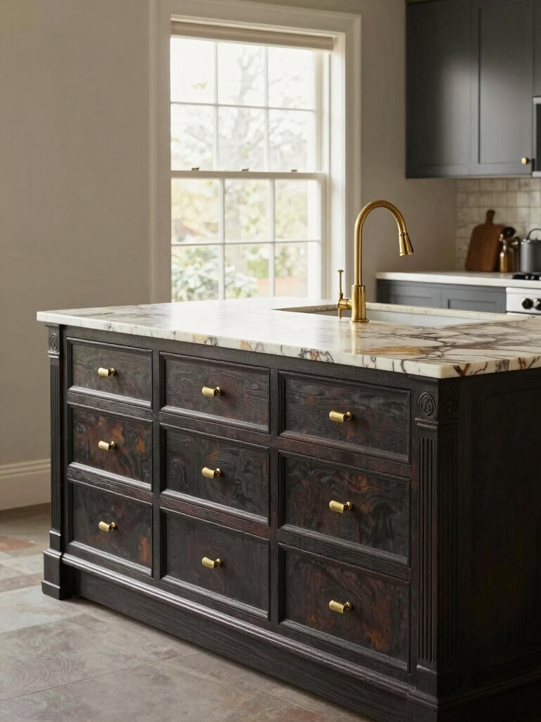 dresser kitchen island transformation