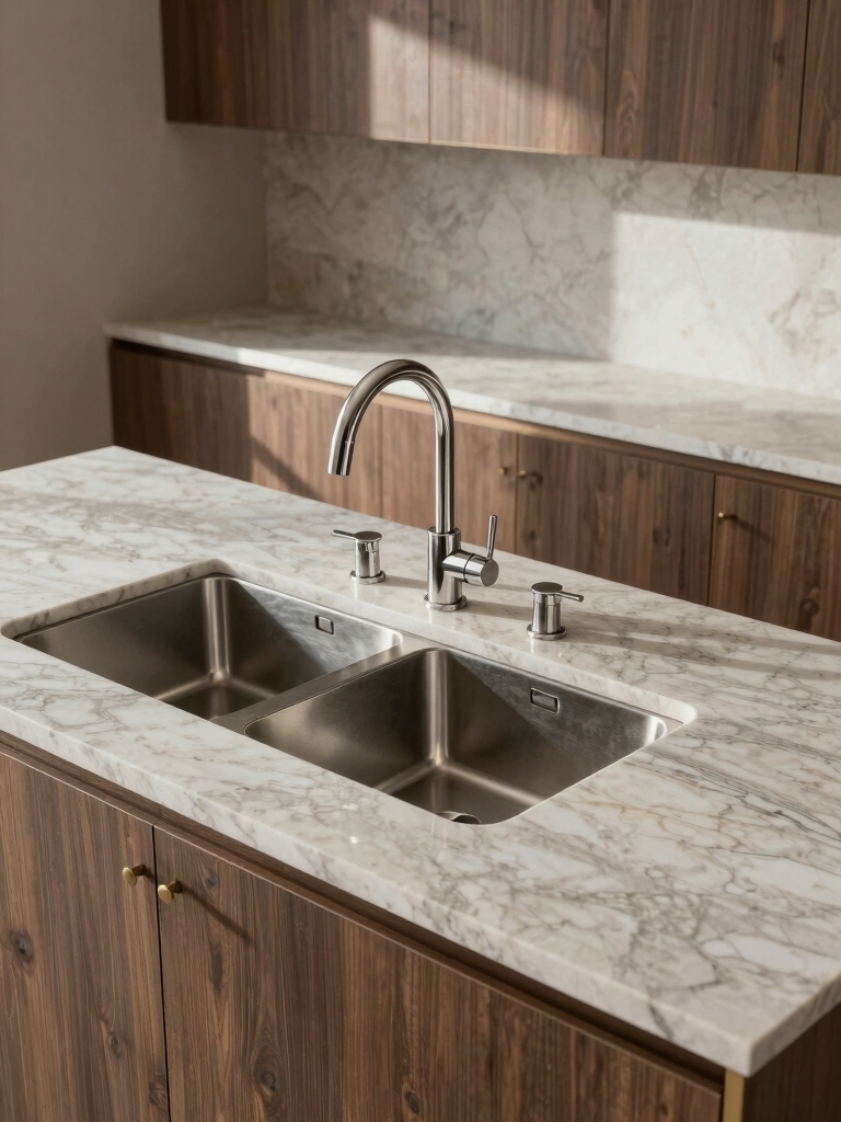 dual sink kitchen efficiency