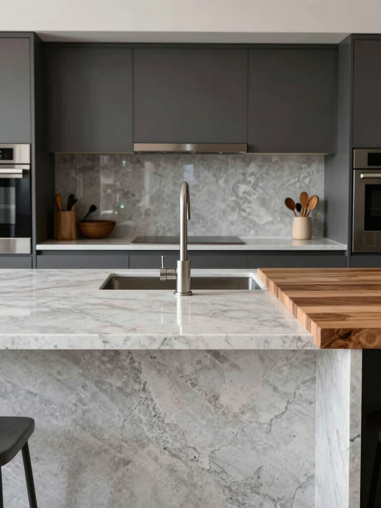 durable kitchen surface selection