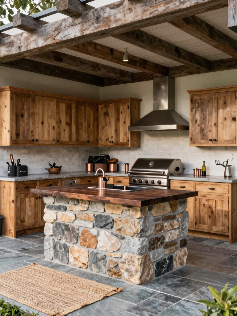 durable rustic modern outdoor design