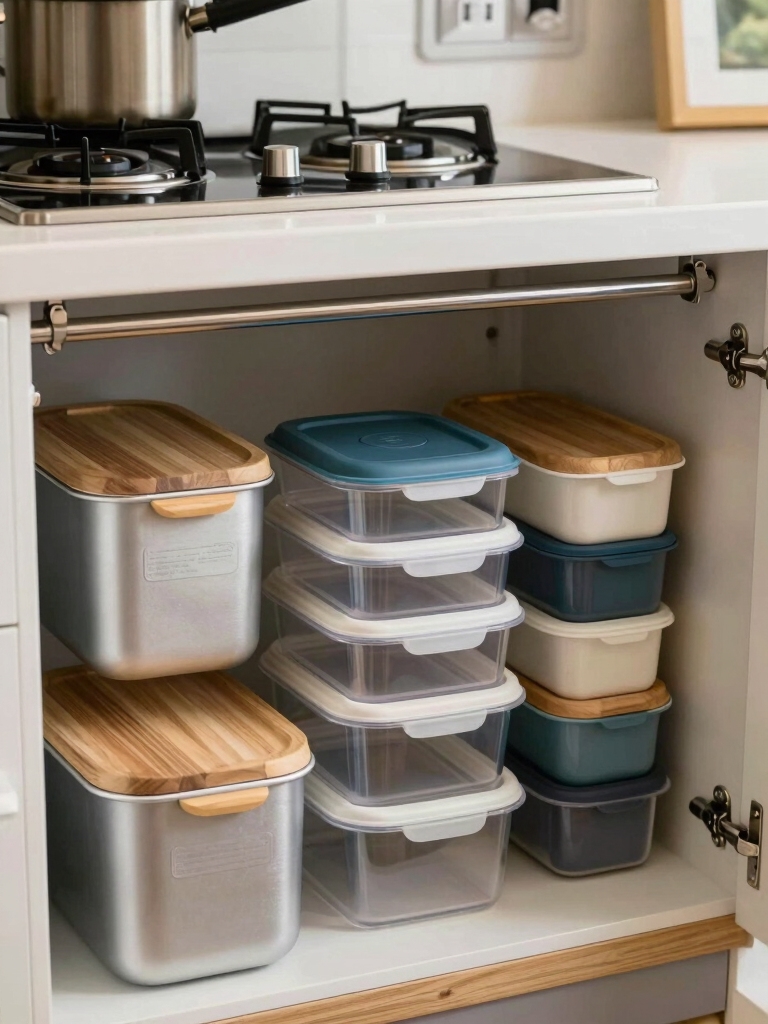 durable stackable pantry containers