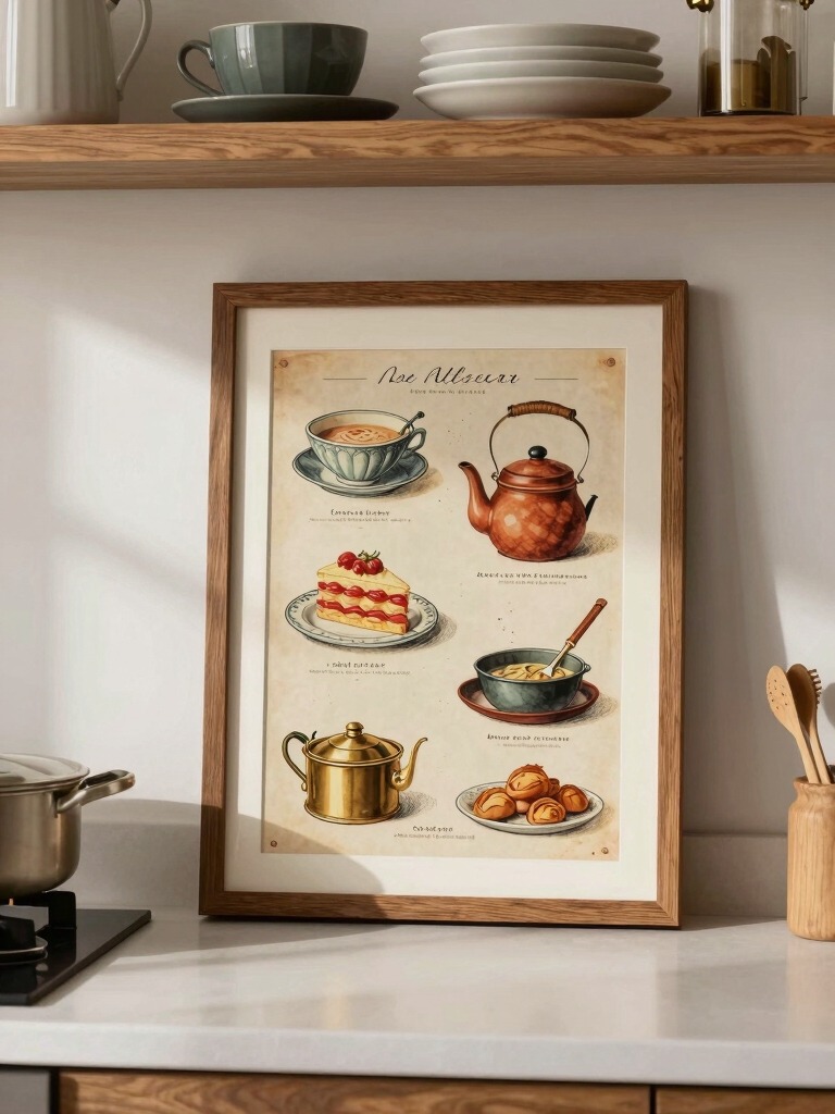 durable timeless food illustrations