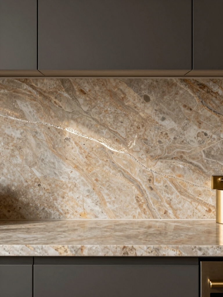 durable unique quartzite backsplashes
