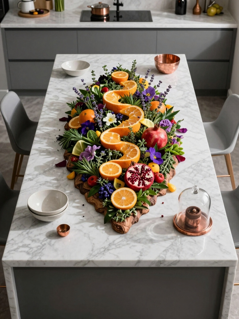 edible blooms enhance presentation