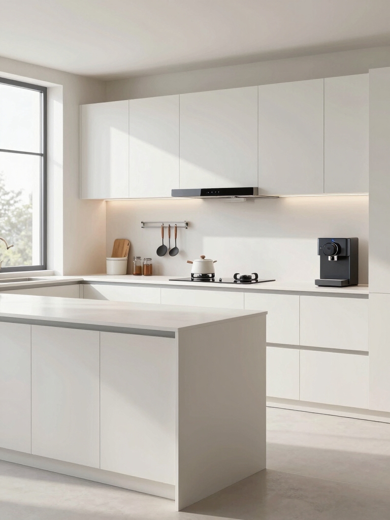 efficient clutter free kitchen zones