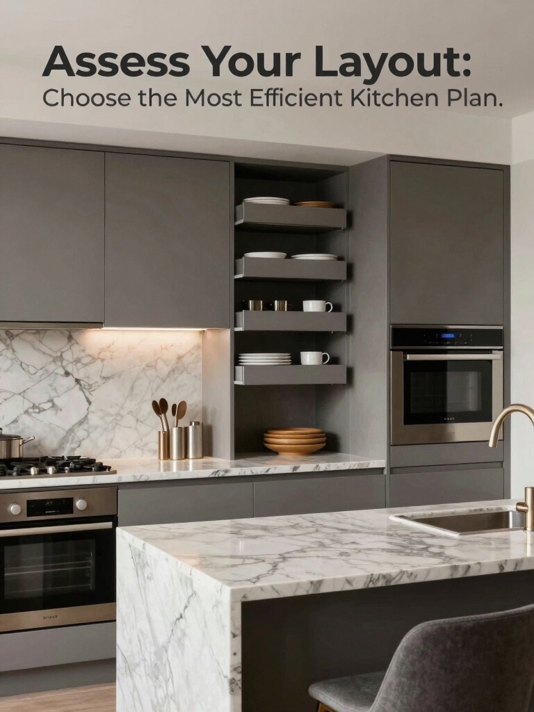 efficient kitchen layout planning