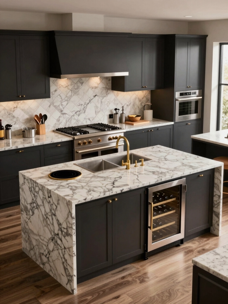 efficient kitchen prep zones