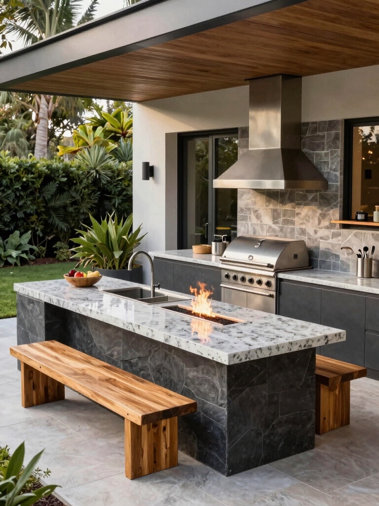 efficient kitchen social flow