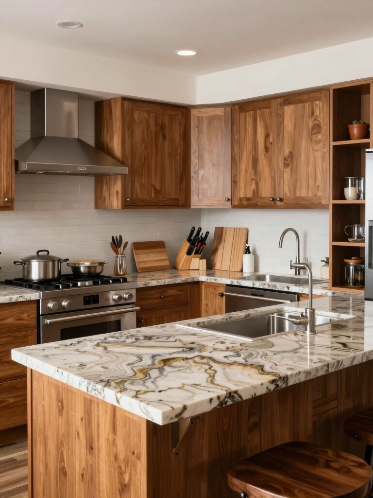 efficient kitchen task zones