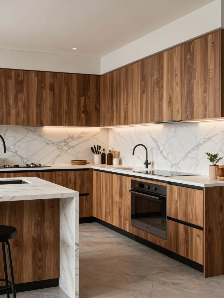 efficient kitchen work zones