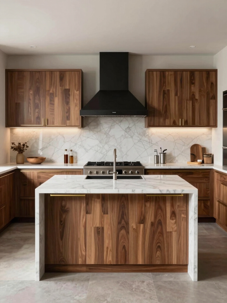 efficient kitchen workspace flow