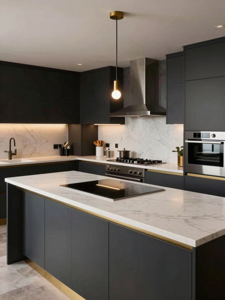 efficient l shaped kitchen design