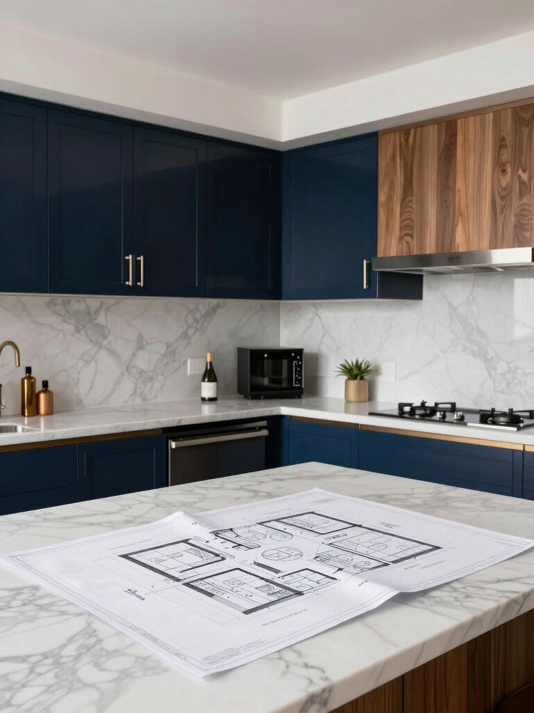 efficient l shaped kitchen zones